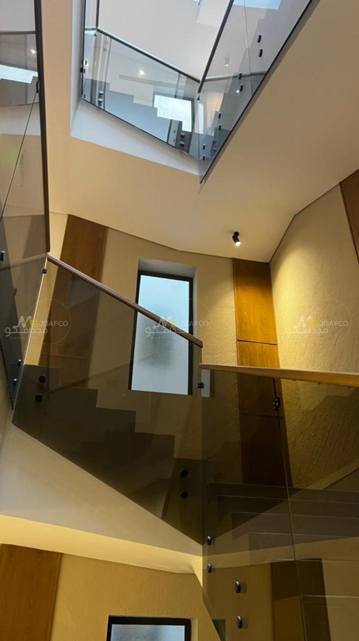 درابزين زجاج بالرياض