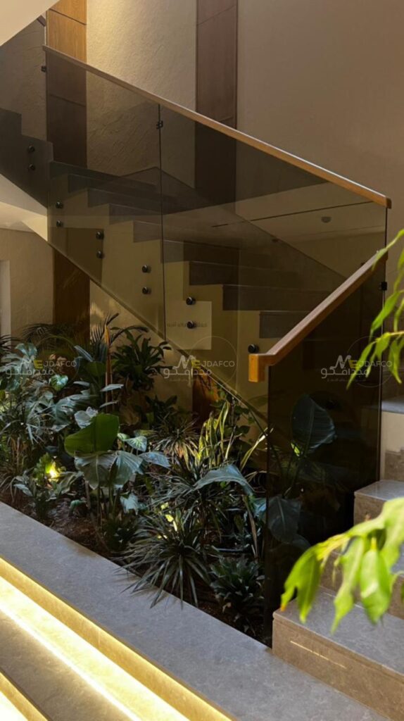 درابزين زجاج بالرياض